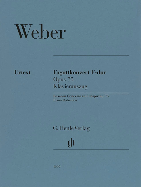 Weber, Carl Maria von – Bassoon Concerto in F major op. 75