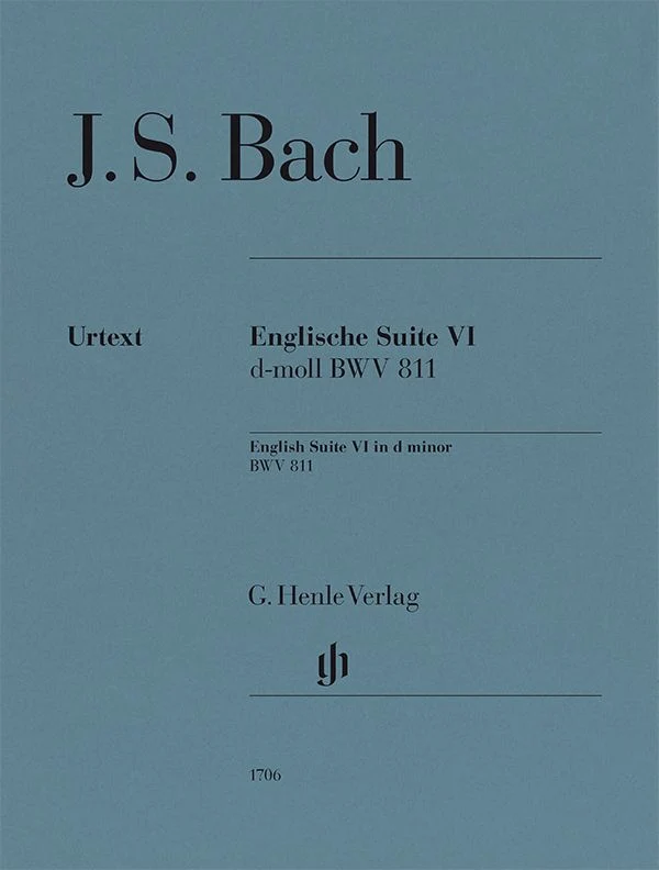 English Suite no. 6 d minor BWV 811有指法