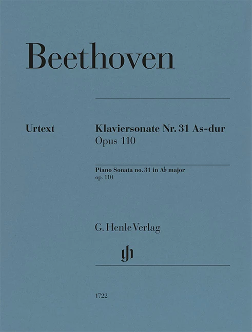 Beethoven, Ludwig van – Piano Sonata no. 31 in A flat major op. 110