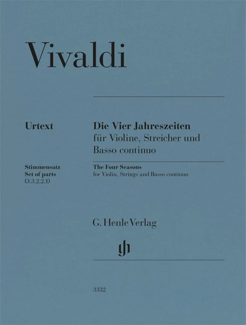 Vivaldi, Antonio – The Four Seasons — String parts