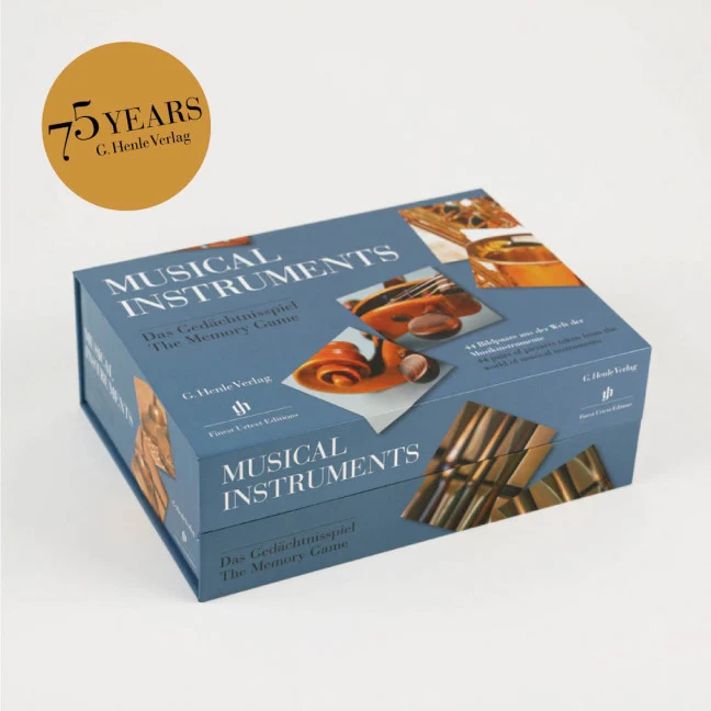 Musical Instruments – Das Gedächtnisspiel Memory-Spiel Magnetverschlussbox (21,7 × 16,0 × 7,6 cm) 44 Paare (88 Karten), 2-8 Spieler, ab 8 Jahren