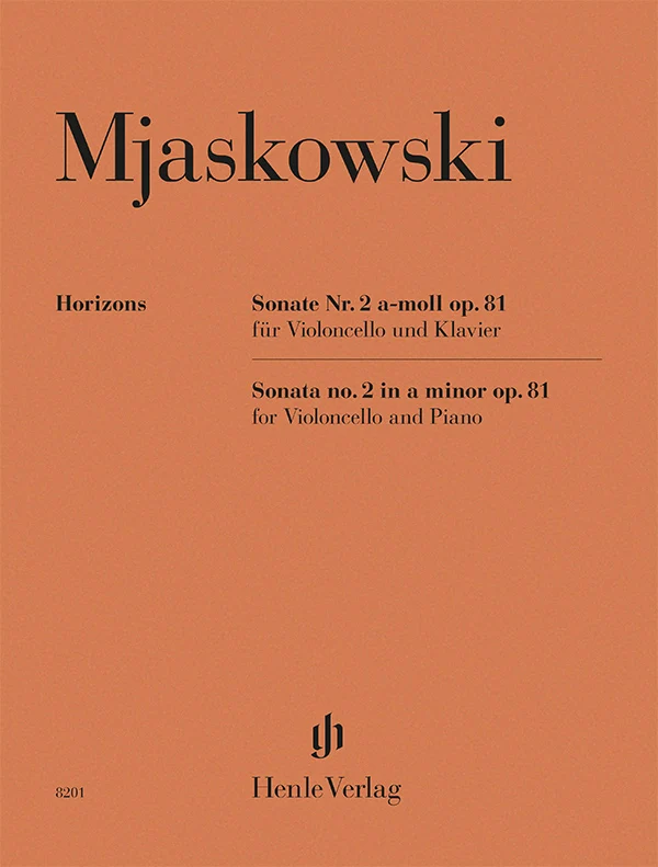 Nikolay Myaskovsky: Violoncello Sonata no. 2 a minor op. 81