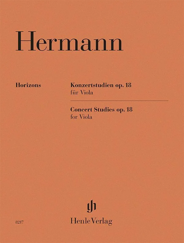 Friedrich Hermann - Konzertstudien op. 18 für Viola