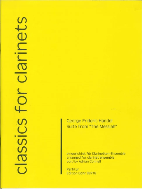 Suite from The Messiah classics for clarinets