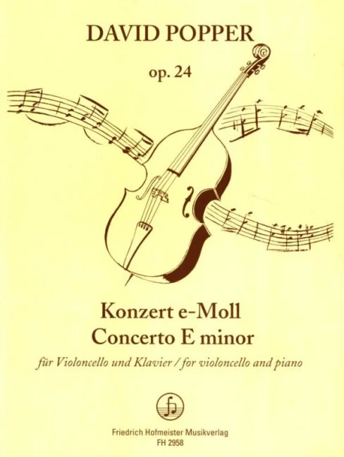 Concerto e minor op. 24 for violoncello and piano überarbeitete Fassung 2008 op. 24 E minor