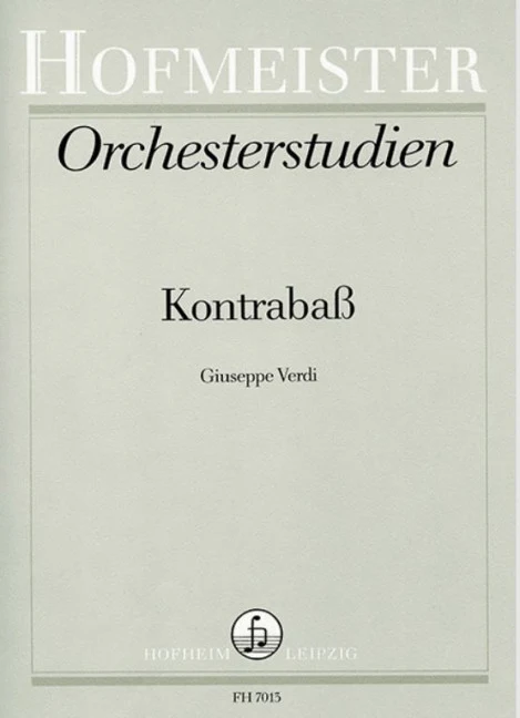 Orchesterstudien für Kontrabass: Giuseppe Verdi