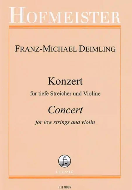 Concert for low strings and violin