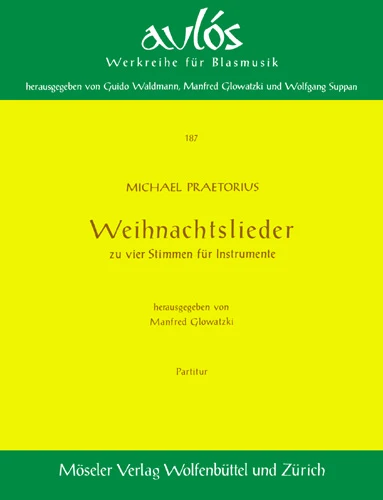 Four-part christmas songs 187 Edition for winds 普雷托流斯˙米歇爾 銅管四重奏 歌管樂