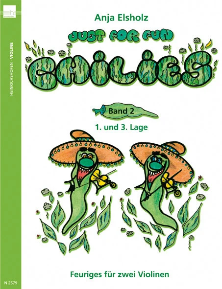 Chilies 2 Vol. 2 1. und 3. Lage Feuriges für zwei Violinen Vol. 2