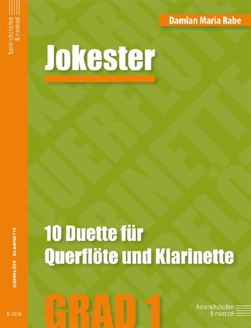 Jokester 10 Duette für Querflöte und Klarinette 木管二重奏