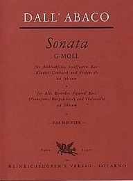 Sonate g-Moll für Altblockflöte und Bc
