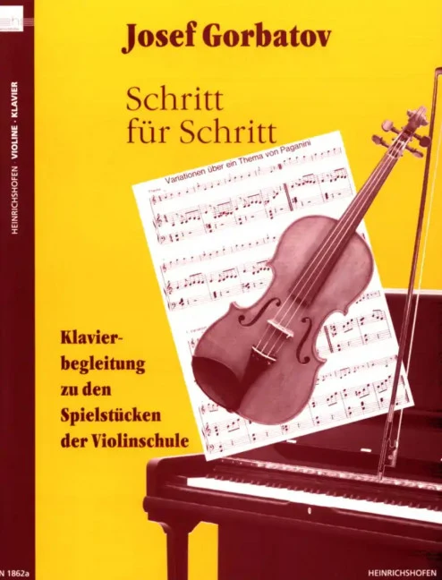 Schritt für Schritt Klavierbegleitung zu den Spielstücken der Violinschule