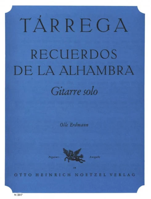 Tárrega Francisco: Recuerdos de la Alhambra — guitar