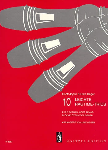 10 leichte Ragtime-Trios — 3 descant recorders, (treble recorder, tenor recorder, oboe)