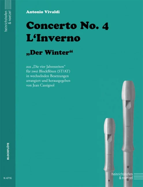 Concerto No. 4 L'Inverno Der Winter