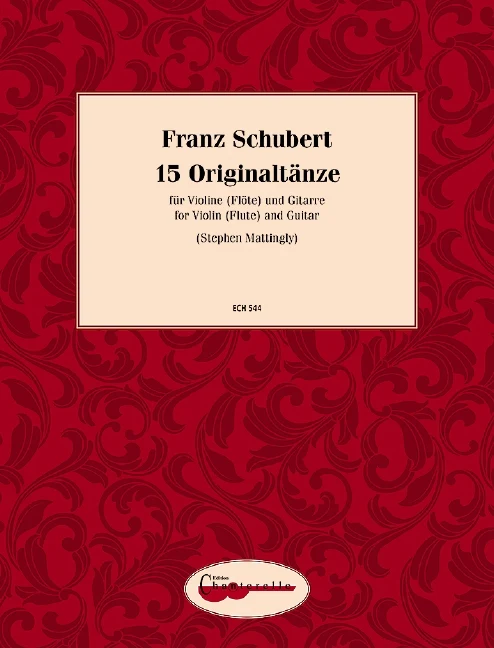 15 Original Dances von D 365 36 Originaltänze für Klavier 混和二重奏 舞曲