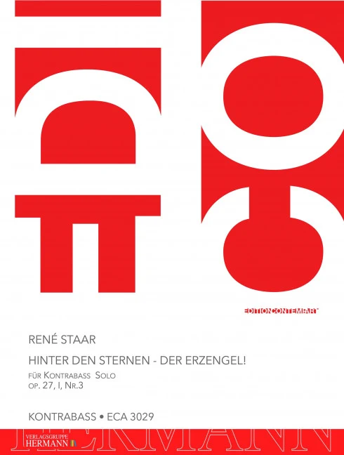 Hinter den Sternen - der Erzengel! op. 27, I, Nr.3 für Kontrabass Solo op. 27, I, Nr.3