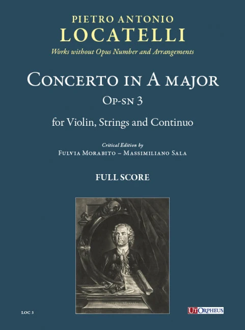 Concerto in A major OP-SN 3 for Violin, Strings and Continuo OP-SN 3
