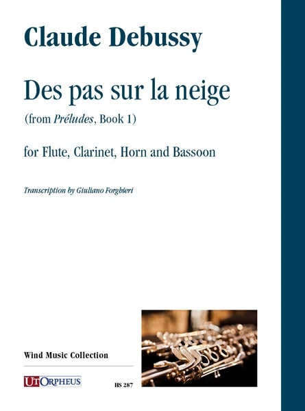 Des pas sur la neige from Preludes Book 1 德布西 木管四重奏 前奏曲