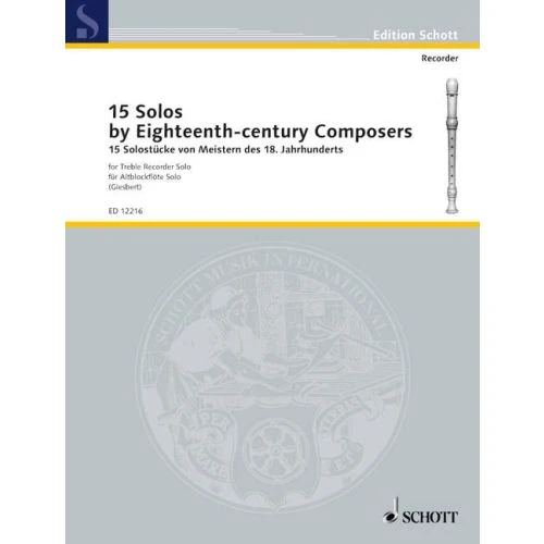 15 Solos by Eighteenth-Century Composers