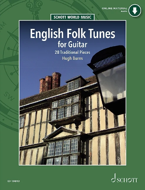 English Folk Tunes for Guitar 28 Traditional Pieces 吉他 民謠 吉他 小品 朔特版