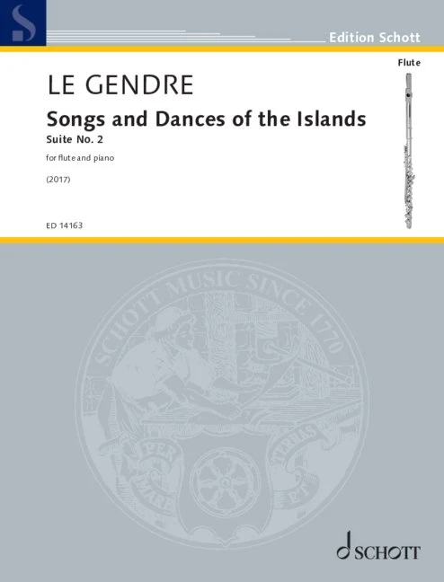 Songs and Dances of the Islands Suite No. 2 for flute and piano