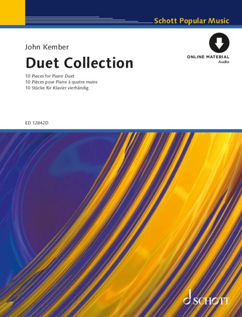 Duet Collection Ten Pieces for Piano Duet in Latin, Spiritual and Jazz Styles Schott Popular Music