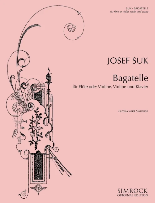 Bagatelle in F major 蘇克 鋼琴三重奏 音樂小品大調
