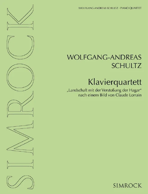 Klavierquartett "Landschaft mit der Verstoßung der Hagar" 舒爾次沃夫岡－安德雷阿斯 鋼琴四重奏 博浩版