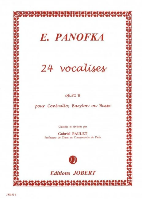 24 Vocalises op. 81 B op. 81 B