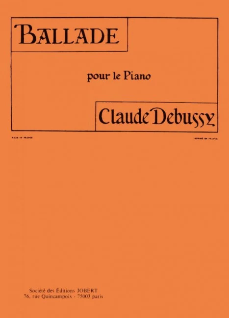 Ballade Version originale (édition revue et doigtée par Emile Nerini)