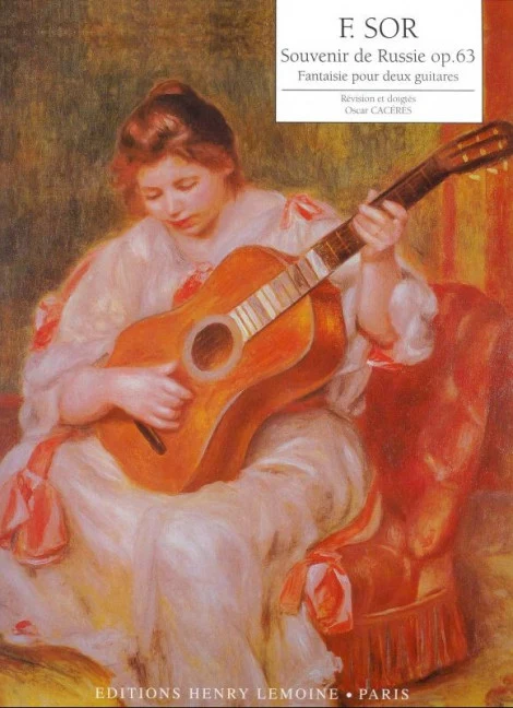 Souvenir de Russie Op.63 Fantaisie pour deux guitares