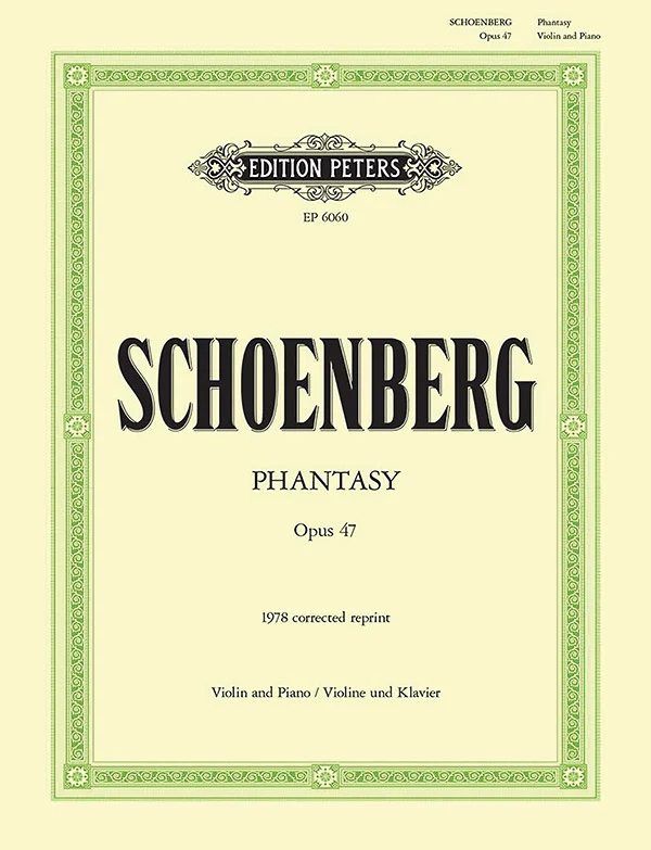 Phantasy Op. 47 for Violin with Piano Accompaniment