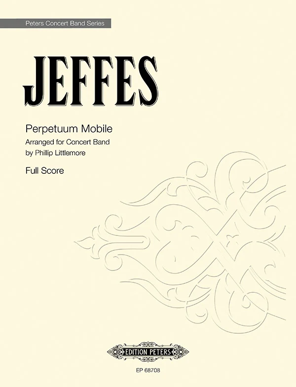 Perpetuum Mobile — Score, concert band