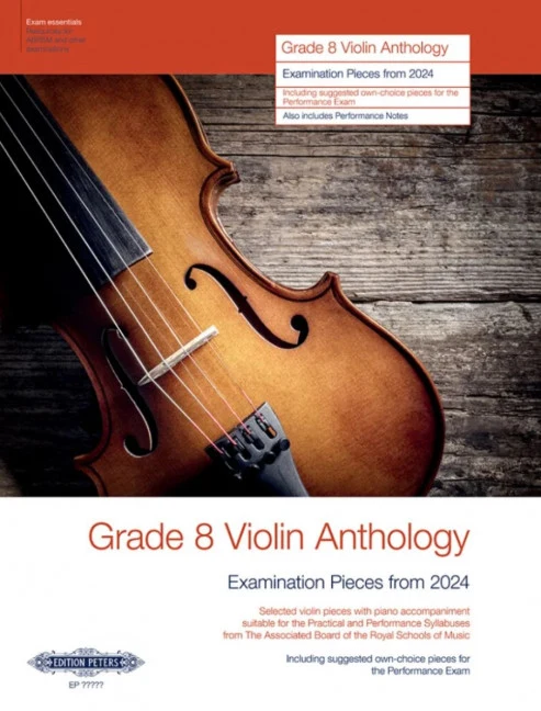 Grade 8 Violin Anthology Examination Pieces from 2024