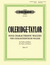 Four Characteristic Waltzes Op. 22