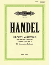 Air with Variations from 'The Harmonious Blacksmith'