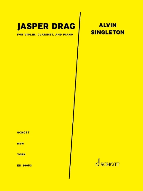 Jasper Drag for clarinet, violin and piano 鋼琴三重奏 小提琴鋼琴 朔特版
