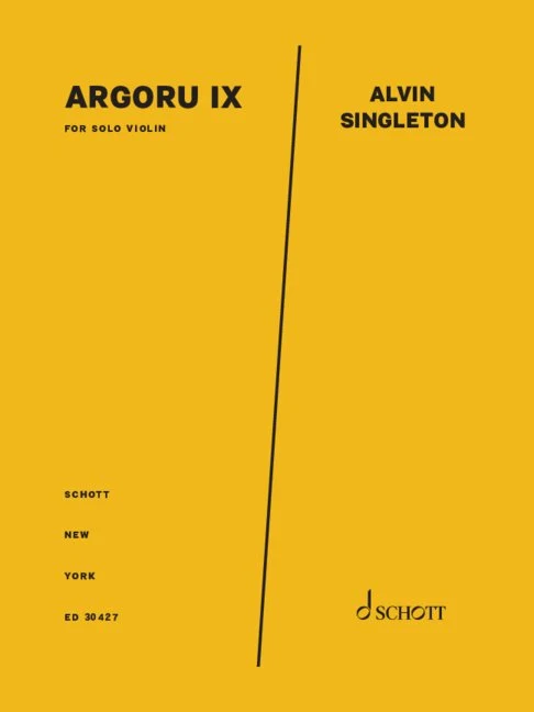 Argoru IX for solo violin