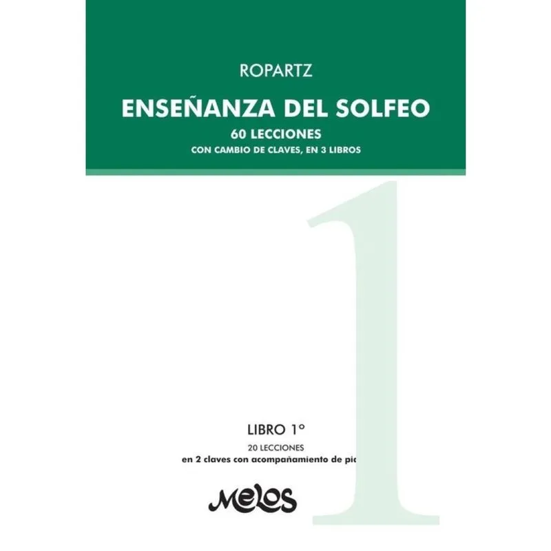 BA11344 - Enseñanza de solfeo - Libro 1 - Espanhol