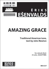 Amazing Grace for SSAATTBB Choir