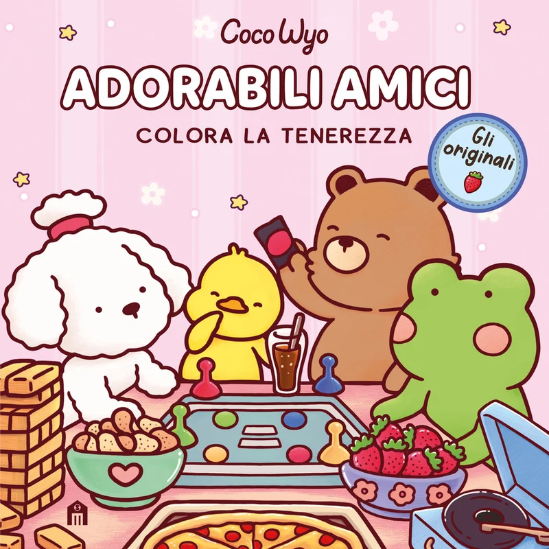 Adorabili amici. Libro da colorare per tutte le età. Gli originali Coco Wyo