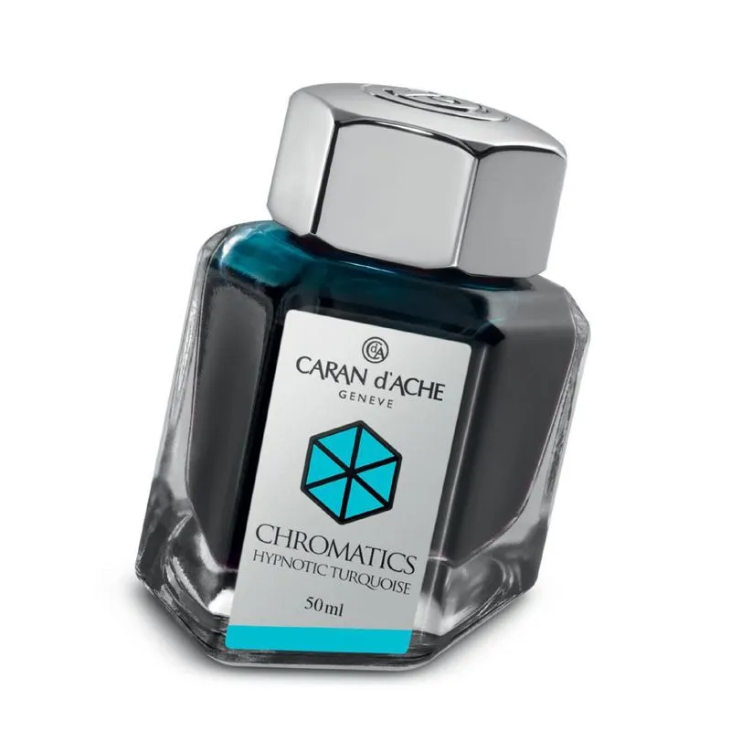 Tinta Caneta Tinteiro Caran D'ache Hypnotic Turquoise 50ml