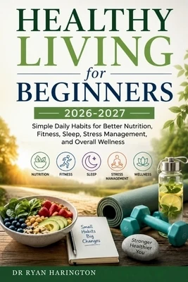 Healthy Living for Beginners 2026-2027: Simple Daily Habits for Better Nutrition, Fitness, Sleep, Stress Management, and Overall Wellness Paperback