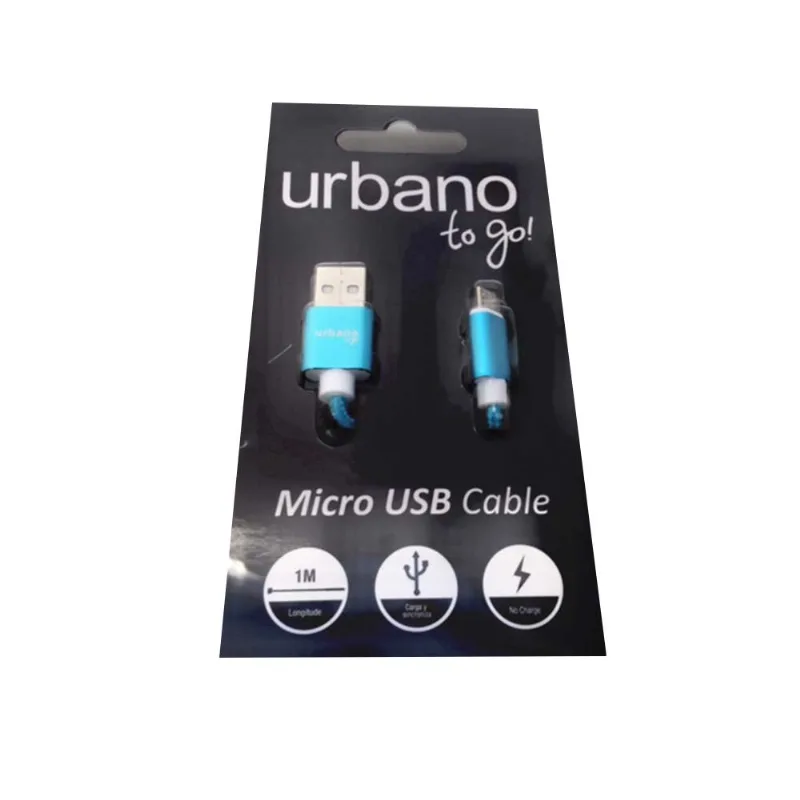 Cable Usb Urbano To Go Aluminum Blue-cja-un.-1