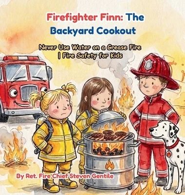 Firefighter Finn the Backyard Cookout: Never Use Water on a Grease Fire Fire Safety for Kids Hardcover