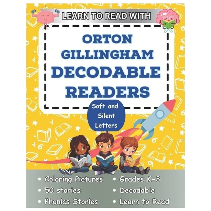 LEARN TO READ WITH ORTON GILLINGHAM DECODABLE READERS SOFT C AND SILENT LETTERS