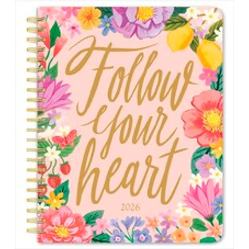 Agenda: Bonnie Marcus 2026 Desk Planner Foil