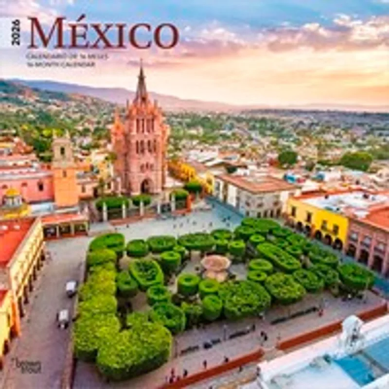 Calendario: Mexico 2026 Square Flap Spanish English
