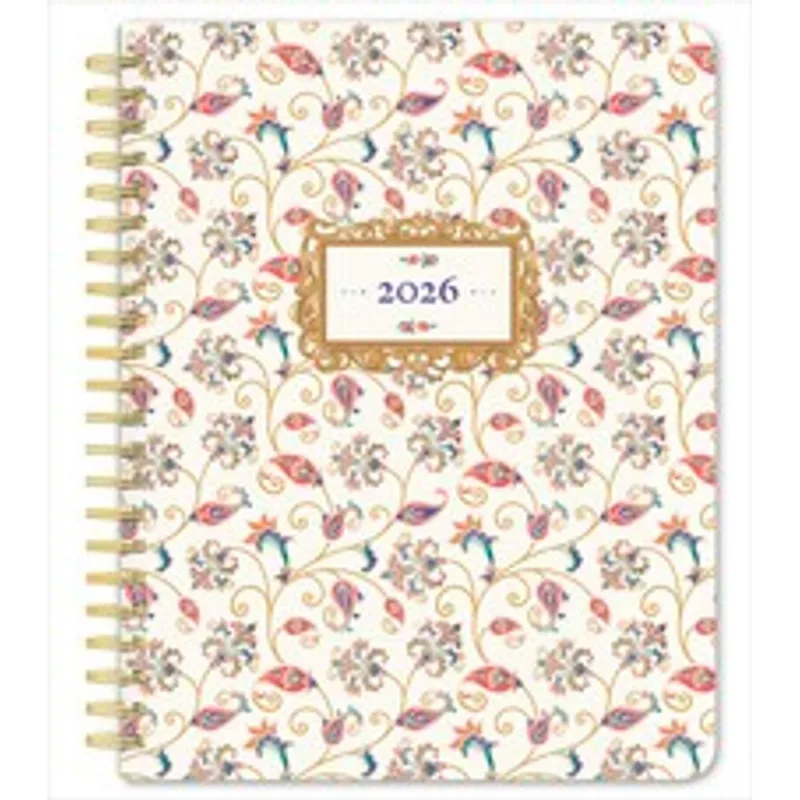 Agenda: Tuscan Delight 2026 Desk Planner Foil